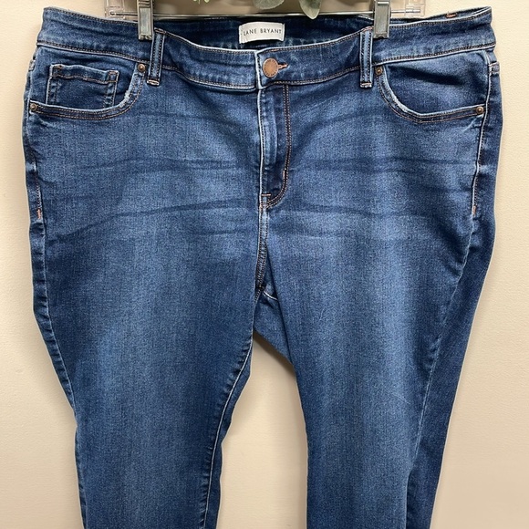 Lane Bryant Flex Magic Waistband Signature Fit Mid Rise Skinny Denim Jeans 22S - Picture 2 of 16